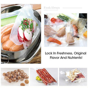 6x Vacuum Food Sealer Bag Bags Foodsaver Storage Saver Seal Commercial Heat Roll Deals499