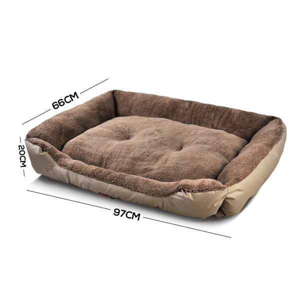 PaWz Pet Bed Mattress Dog Cat Pad Mat Cushion Soft Winter Warm X Large Cream Deals499
