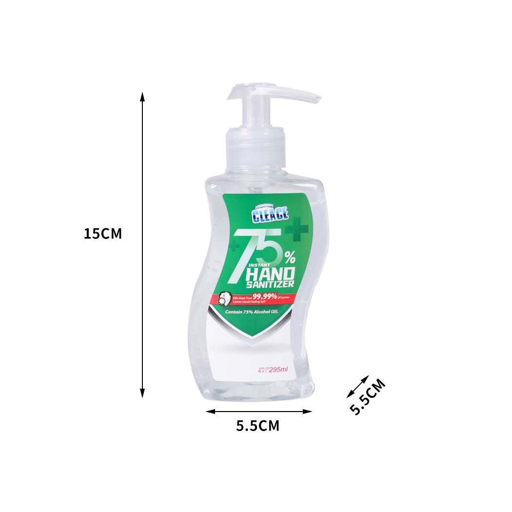 Cleace 10x Hand Sanitiser Sanitizer Instant Gel Wash 75% Alcohol 295ML Deals499