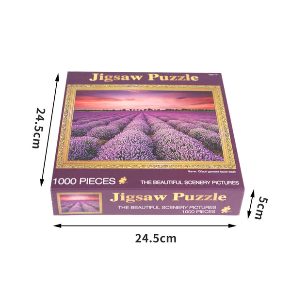 Jigsaw Puzzles 1000 Piece Lavender Adult Kids DIY Puzzle Child Toys Home Decor Deals499