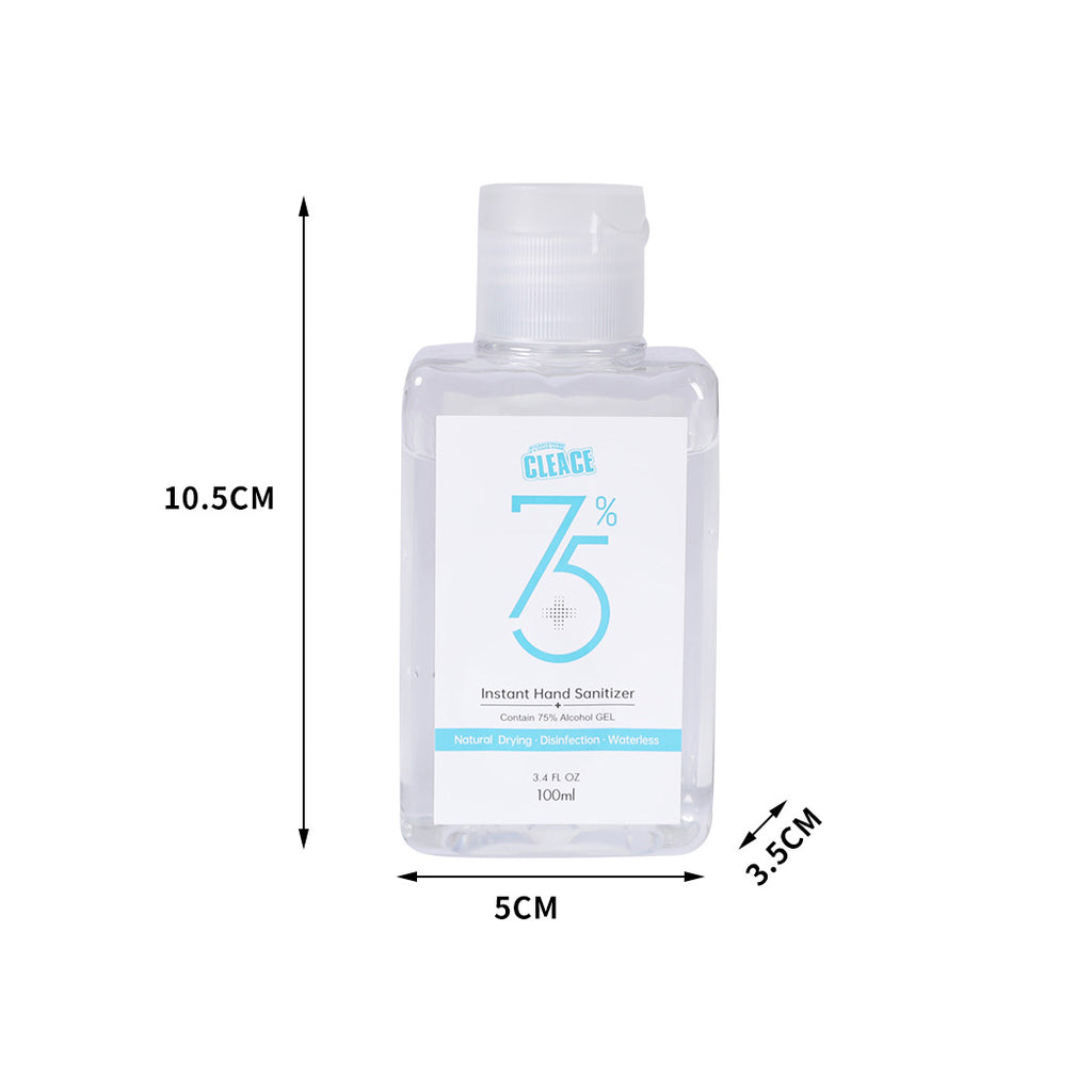 Cleace 5x Hand Sanitiser Sanitizer Instant Gel Wash 75% Alcohol 100ML Deals499