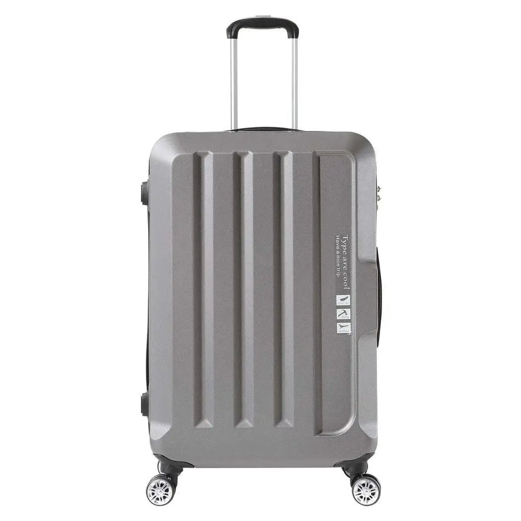 3pcs Luggage Sets Travel Hard Case Lightweight Suitcase TSA lock Dark Grey Deals499