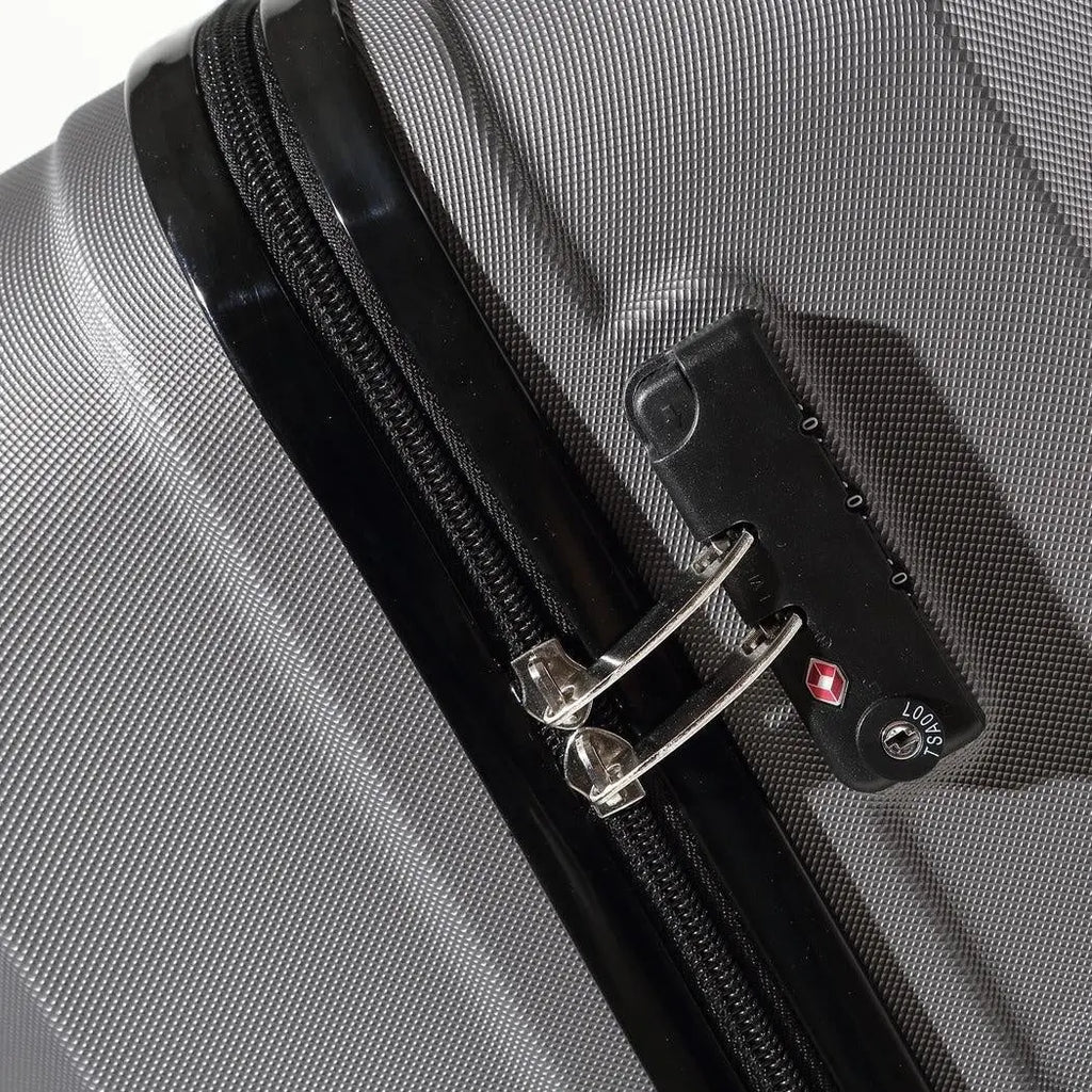 3pcs Luggage Sets Travel Hard Case Lightweight Suitcase TSA lock Dark Grey Deals499