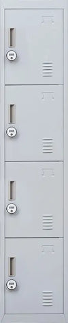 4-Digit Combination Lock 4 Door Locker for Office Gym Grey Deals499