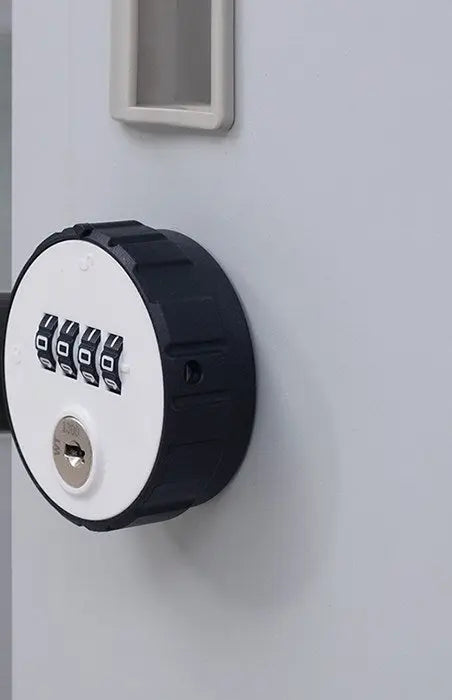 4-Digit Combination Lock One-Door Office Gym Shed Clothing Locker Cabinet Grey Deals499
