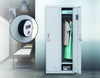 4-Digit Combination Lock One-Door Office Gym Shed Clothing Locker Cabinet Grey Deals499
