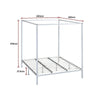 4 Four Poster King Bed Frame Deals499