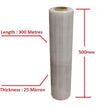 4 Packs - Moofer Premium Pallet Stretch Wrap 500mm x 300m x 25um Clear Deals499