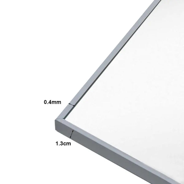 40x50cm White Rectangle Wall Bathroom Mirror Bathroom Holder Vanity Mirror Corner Decorative Mirrors Deals499