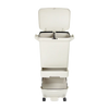 42L Rubbish Bin Waste Trash Can Pedal Recycling Kitchen Wheel 2 Compartment Deals499