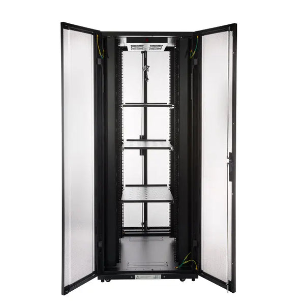 42RU 800mm Wide x 1070mm Deep Premium Server Rack with Bi-Fold Mesh Door Deals499