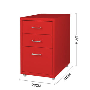 Metal Cabinet Storage Cabinets Folders Steel Study Office Organiser 3 Drawers Deals499
