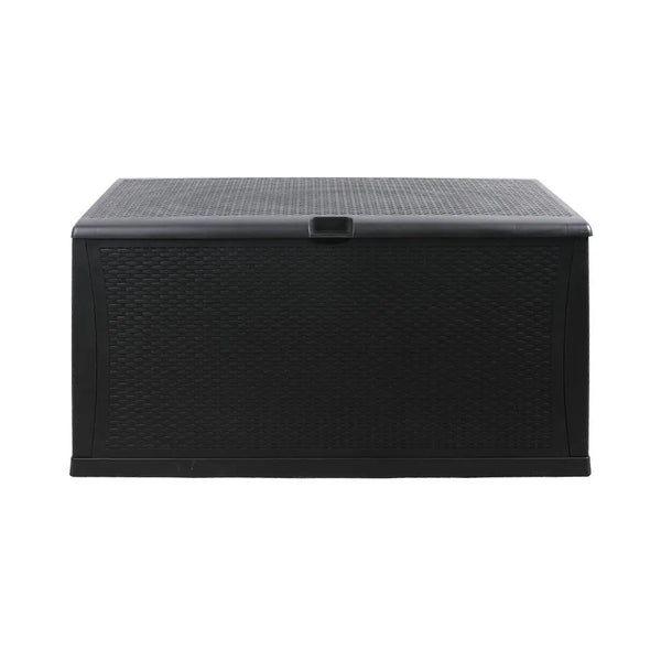 460L Outdoor Storage Box Garden Lockable Toys Tools Wicker Weatherproof Indoor Deals499