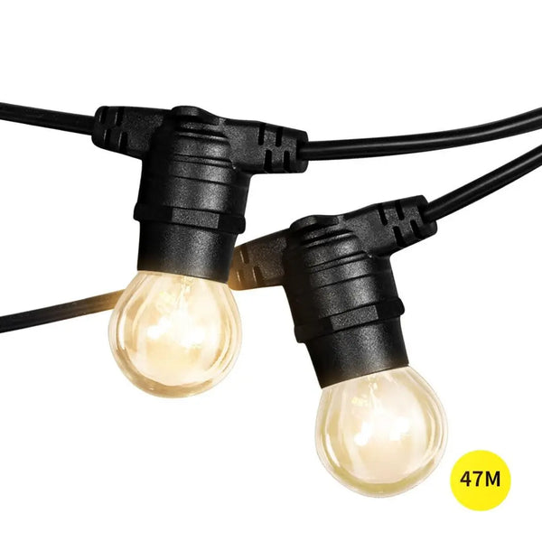 47M Festoon String Lights Kits Christmas Wedding Party Waterproof Indoor/Outdoor Type1 Deals499