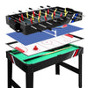 4FT 4-In-1 Soccer Table Tennis Ice Hockey Pool Game Football Foosball Kids Adult Deals499