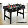4FT 4-In-1 Soccer Table Tennis Ice Hockey Pool Game Football Foosball Kids Adult Deals499