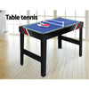 4FT 4-In-1 Soccer Table Tennis Ice Hockey Pool Game Football Foosball Kids Adult Deals499