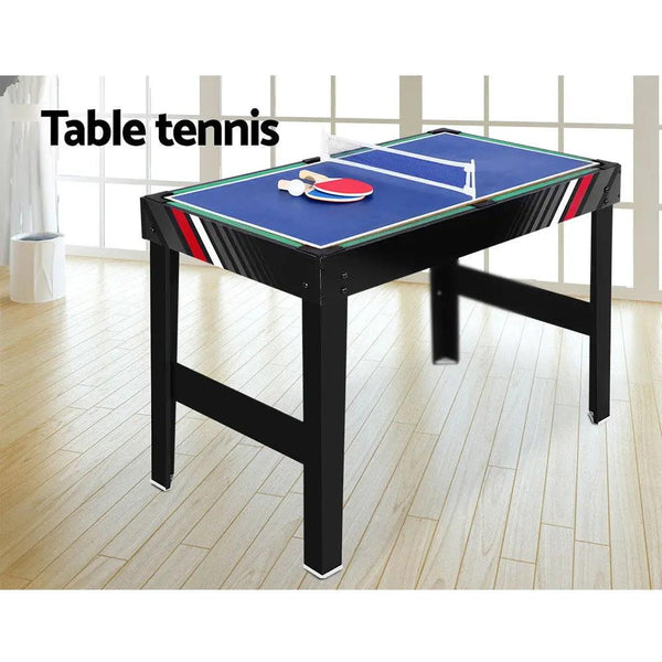 4FT 4-In-1 Soccer Table Tennis Ice Hockey Pool Game Football Foosball Kids Adult Deals499