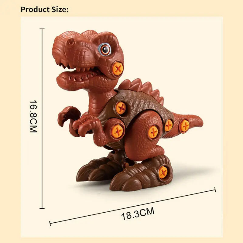 4PCS Take Apart Dinosaur Drill Kids Learning Construction Building Toys Gift Deals499