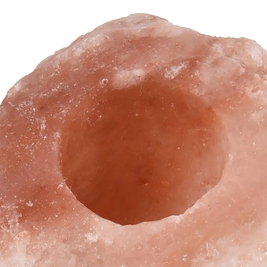 4x New Himalayan Salt Tealight Candle Holder Decor Natural Crystal Ionizer Home Deals499