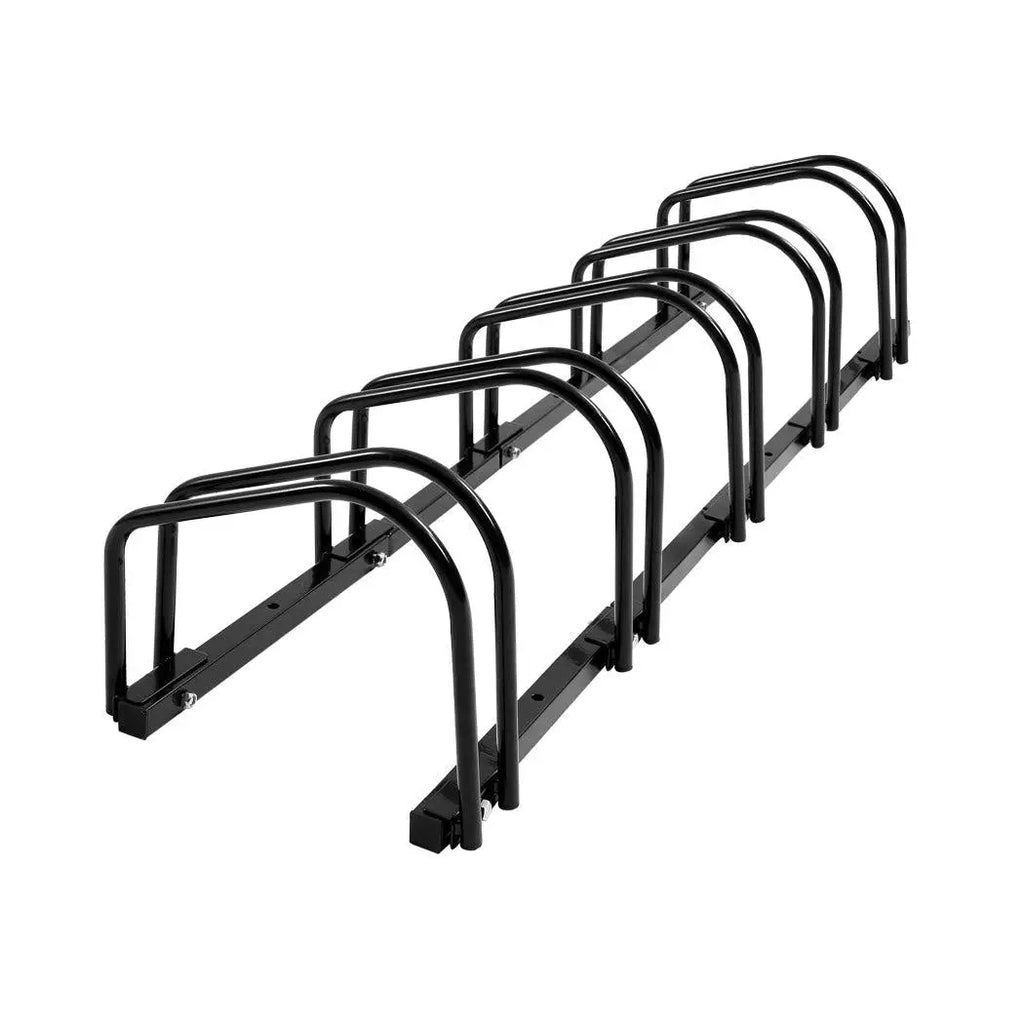 5-Bikes Stand Bicycle Bike Rack Floor Parking Instant Storage Cycling Portable Deals499