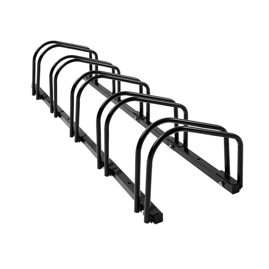 5-Bikes Stand Bicycle Bike Rack Floor Parking Instant Storage Cycling Portable Deals499