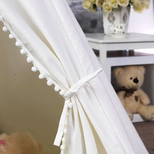 5 Poles Giant Kids Teepee Tent (Natural Canvas) Deals499