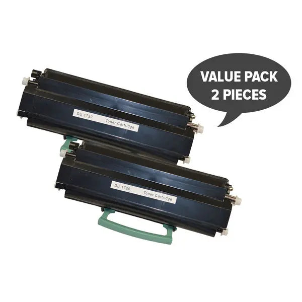 [5 Star] 592-10436 #1720 Black Premium Generic Toner Cartridge x 2 DELL