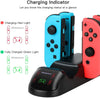 5 in 1 Controller Charger Dock for Nintendo Switch Joy-Cons and Pro Controller with LED Indicator and Type-C Charging Cable Deals499
