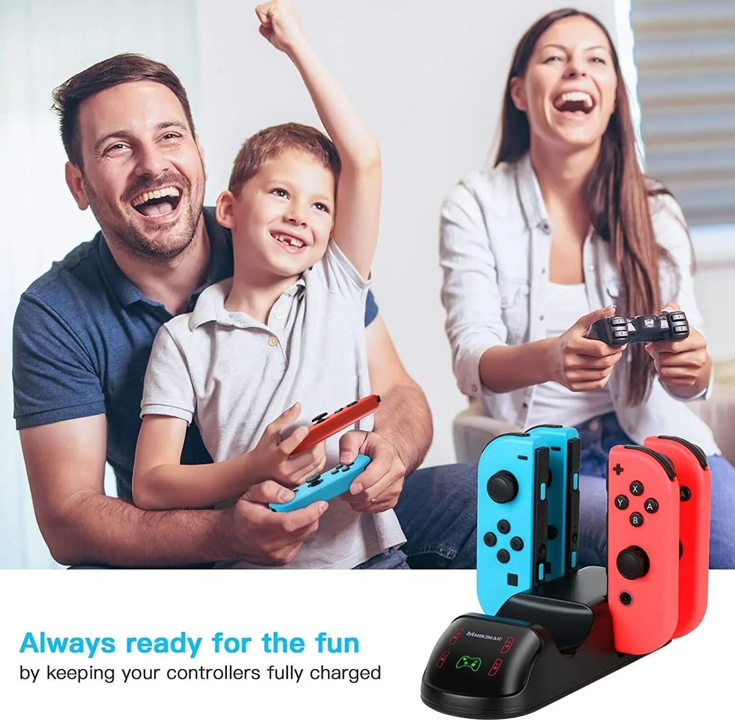 5 in 1 Controller Charger Dock for Nintendo Switch Joy-Cons and Pro Controller with LED Indicator and Type-C Charging Cable Deals499