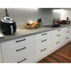 5 x 160mm Kitchen Handle Cabinet Cupboard Door Drawer Handles square Black furniture pulls Deals499
