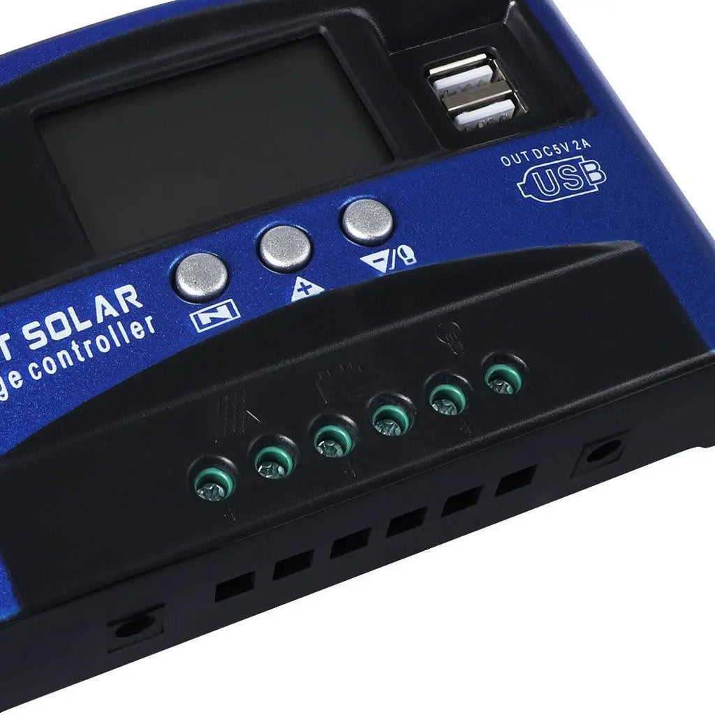 50A Solar Panel Charge Controller 12V 24V Regulator Auto Dual USB Mppt Battery Deals499