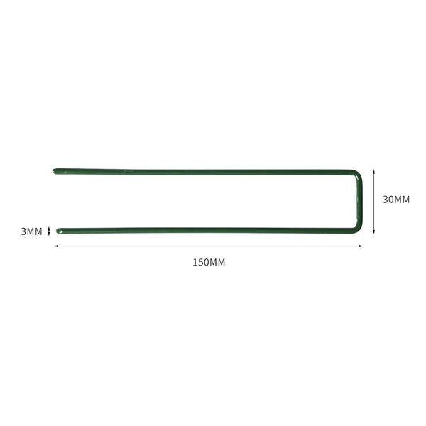 50PCS Synthetic Artificial Grass Turf Pins U Fastening Lawn Tent Pegs Weed Mat Deals499