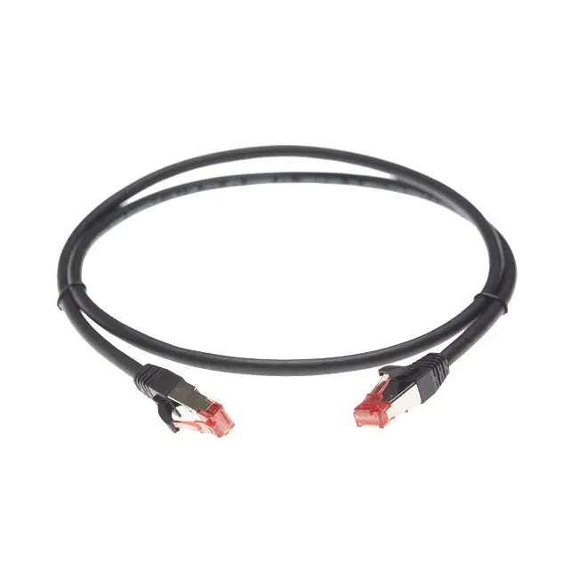 50m Cat 6A S/FTP LSZH Ethernet Network Cable. Black Deals499