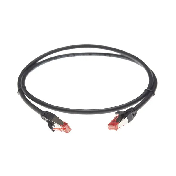 50m Cat 6A S/FTP LSZH Ethernet Network Cable. Black Deals499