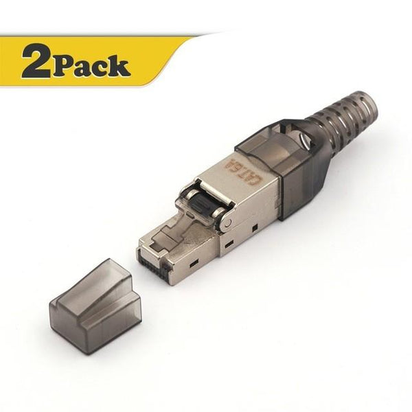 Cat6A Field Terminating Connector Shielded 2 Pack Deals499