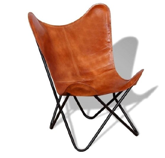 Ava Leather Butterfly Chair BROWN Deals499