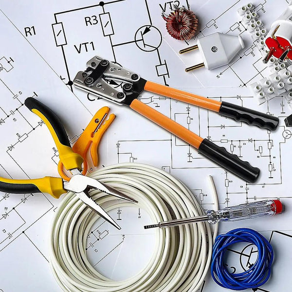 6-50 mm2 Wire Crimper Cable Crimp Electric Tube Crimping Hand Tool Battery Lug Deals499