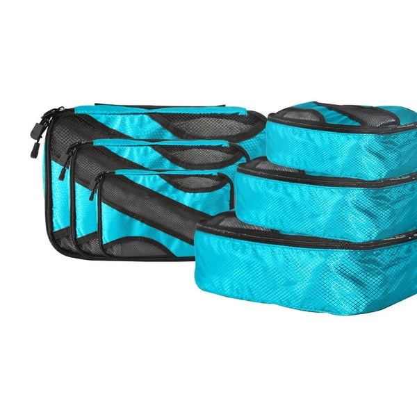 6 Pcs Travel Cubes Storage Toiletry Bag Clothes Luggage Organizer Packing Bags Deals499
