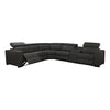 6 Seater Real Later sofa Grey Color Lounge Set for Living Room Couch with Adjustable Headrest Deals499