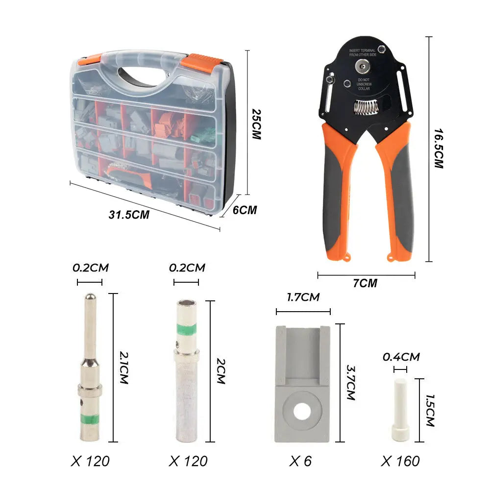 600PCS Deutsch DT Connector Plug Kit With Genuine Deutsch Crimp Tool Auto Marine Deals499