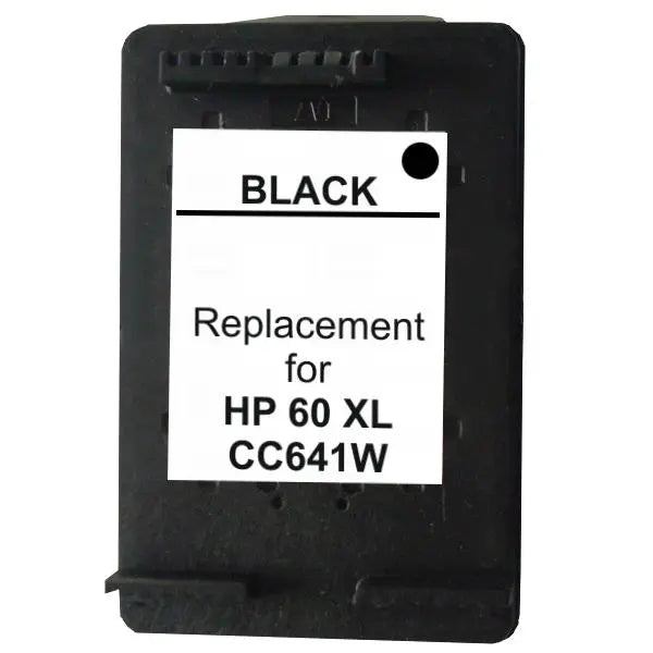 60XL Black  Remanufactured Inkjet Cartridge HP