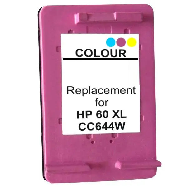 60XL Colour Remanufactured Inkjet Cartridge HP