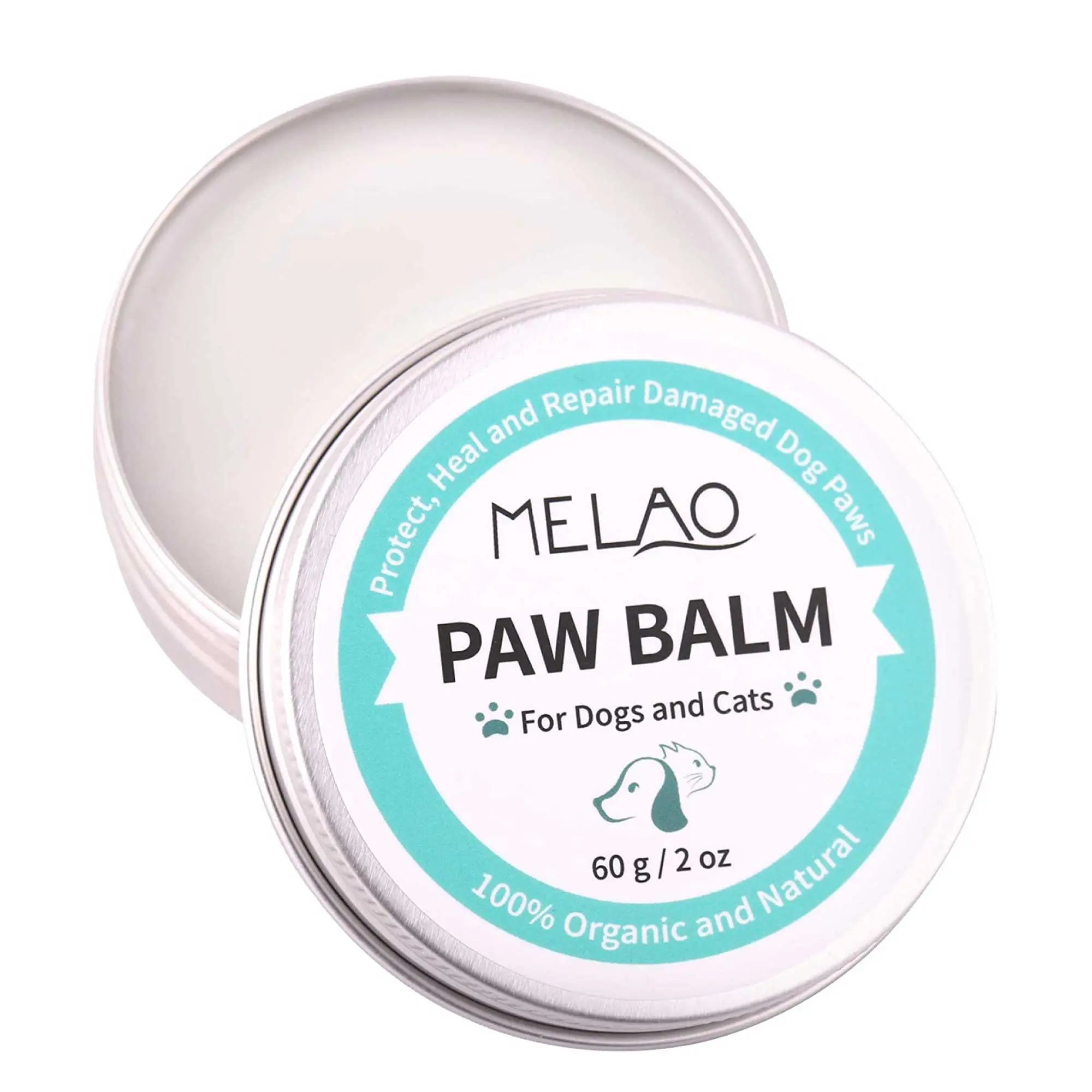 60g Pet Paw Balm - Dog or Cat Natural Organic Nose Soother Wax Ointment Cream from Deals499 at Deals499