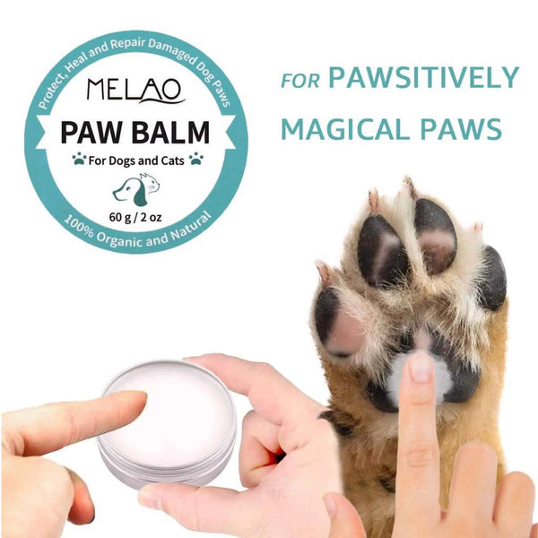 60g Pet Paw Balm - Dog or Cat Natural Organic Nose Soother Wax Ointment Cream from Deals499 at Deals499