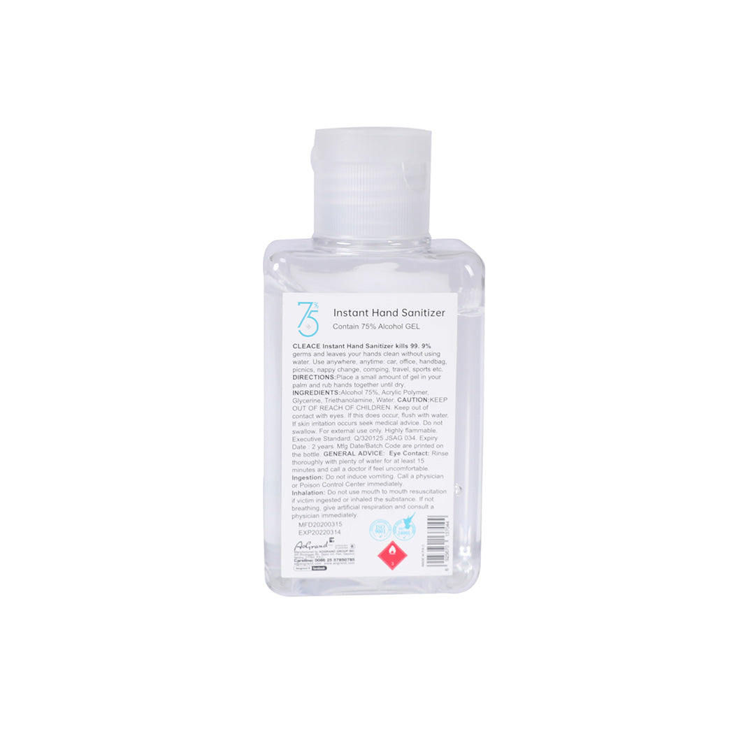Cleace 10x Hand Sanitiser Sanitizer Instant Gel Wash 75% Alcohol 100ML Deals499