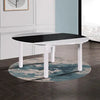 7 Pieces Dining Suite Dining Table & 6X Chairs in Round Shape High Glossy MDF Wooden Base Combination of Black & White ColouX Deals499