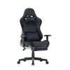 7 RGB Lights Bluetooth Speaker Gaming Chair Ergonomic Racing chair 165° Reclining Gaming Seat 4D Armrest Footrest Black Deals499