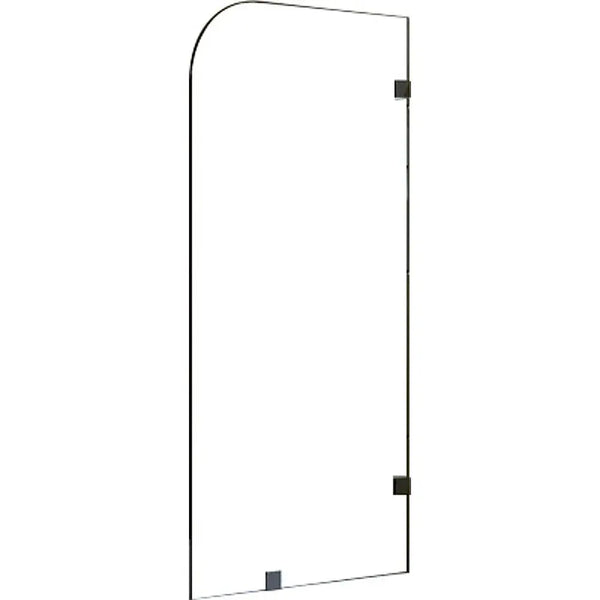 700 x 1450mm Frameless Bath Panel 10mm Glass Shower Screen By Della Francesca Deals499