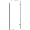 700 x 1450mm Frameless Bath Panel 10mm Glass Shower Screen By Della Francesca Deals499